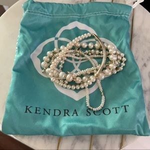 Kendra Scott Supak bracelet set mother of pearl.